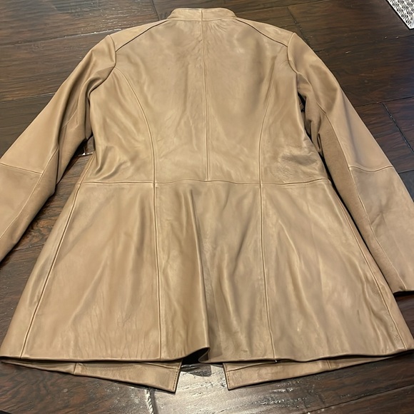 New with tags. Elie Tahari Claire zip up jacket in fossil - Picture 7 of 8